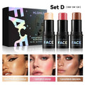 MLSMILE Highlight Contour 3-pack For 3D Makeup Brightening Skin Tone